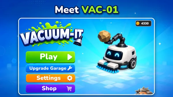 Introducing Vacuum IT: Clean the Lab, Solve the Puzzles, Watch Out for Rats!